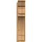 Ekena Millwork Merced Rough Sawn Traditional Outlooker, Western Red Cedar, 8"W x 24"D x 36"H OUT08X24X36MRC01RWR - alternate 2